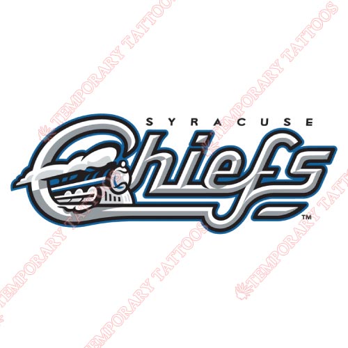 Syracuse Chiefs Customize Temporary Tattoos Stickers NO.8019